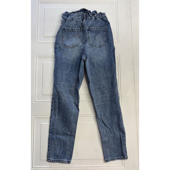 Blank NYC Women's Don't Cross Me Jeans Paperbag Waist Denim Size 25 Baggy Crop - Picture 7 of 7